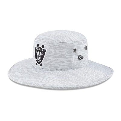 Sapca New Era Las Vegas Raiders NFL Official NFL Training Panama Bucket Hat - Negrii